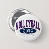 Volleyball Ma Pin Ronde Button 5,7 Cm (Voorkant /achterkant)