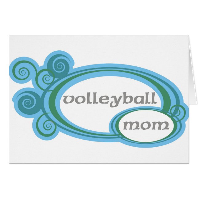 Volleyball Ma Swirl (Voorkant Horizontaal)
