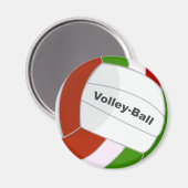 Volleyball Magneet (Voorkant / Achterkant)