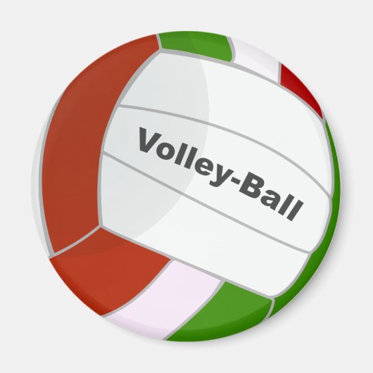 Volleyball Magneet (Voorkant)