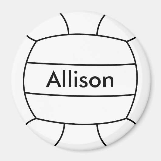 Volleyball Magnet (Voorkant)
