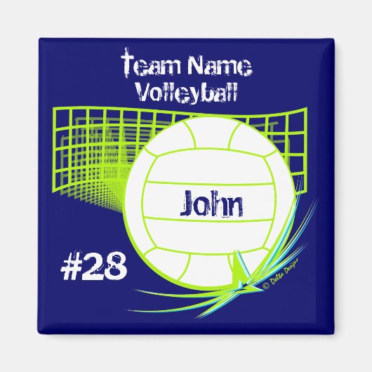 Volleyball Magnet (Voorkant)