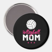Volleyball Mam Proud Moeder Zoon van sportspeler Magneet (Voorkant / Achterkant)