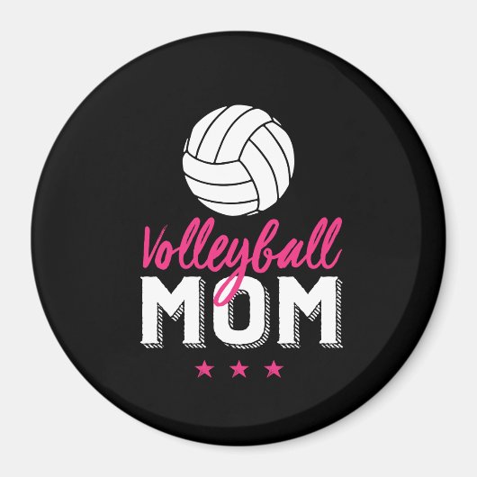 Volleyball Mam Proud Moeder Zoon van sportspeler Magneet (Voorkant)