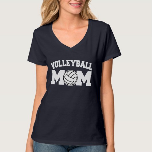 Volleyball mama grappig t-shirt (Voorkant)