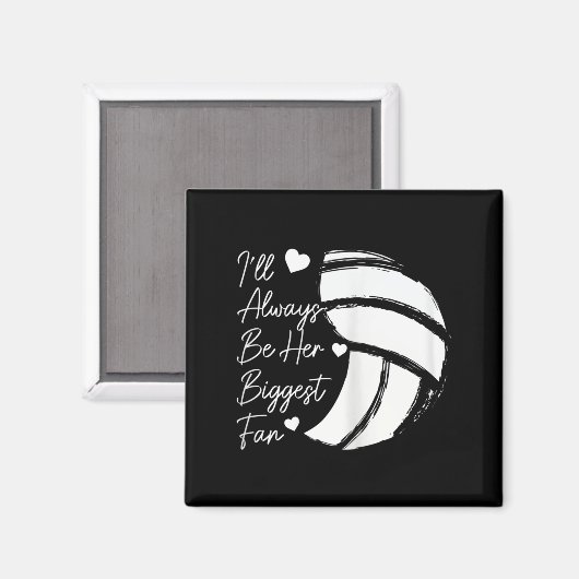 Volleyball mama haar grootste volleybaldochter magneet (Voorkant / Achterkant)