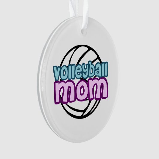 Volleyball mama ornament (voorkant)