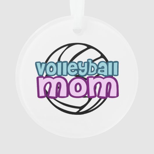 Volleyball mama ornament (achterkant)