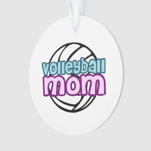 Volleyball mama ornament (voorkant)