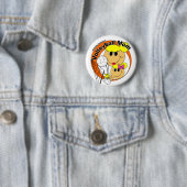 Volleyball mama ronde button 5,7 cm (In situ)