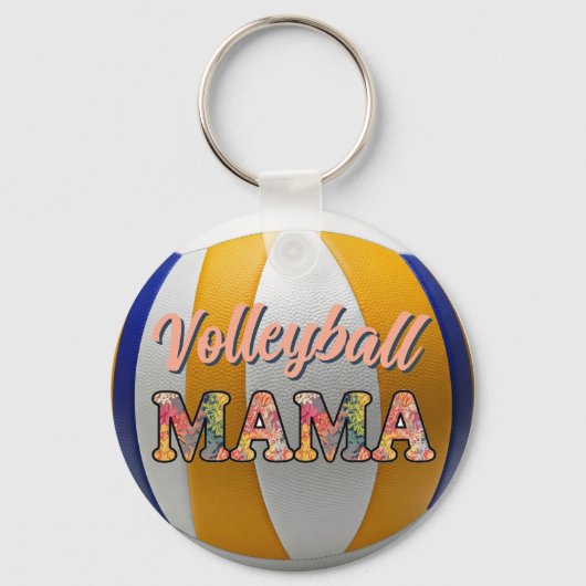 Volleyball Mama Sleutelhanger (Voorkant)