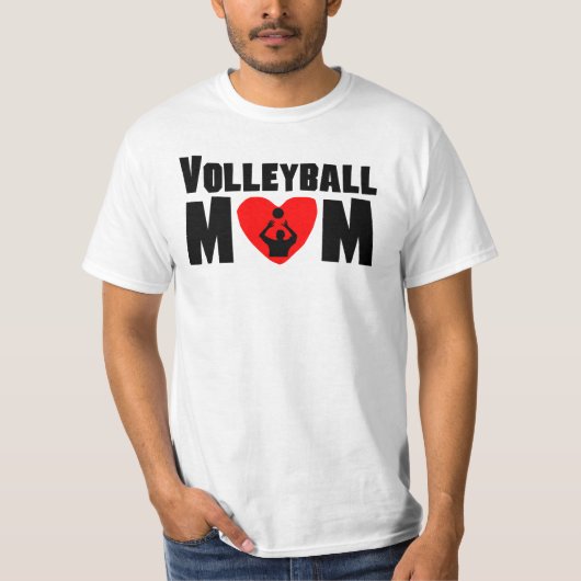 Volleyball mama t-shirt (Voorkant)