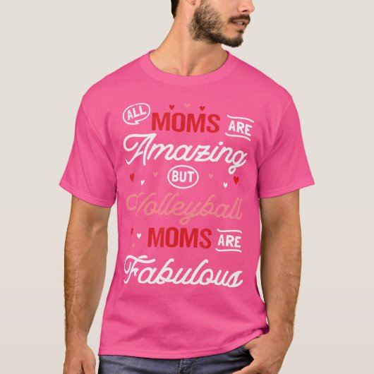 Volleyball mama t-shirt (Voorkant)