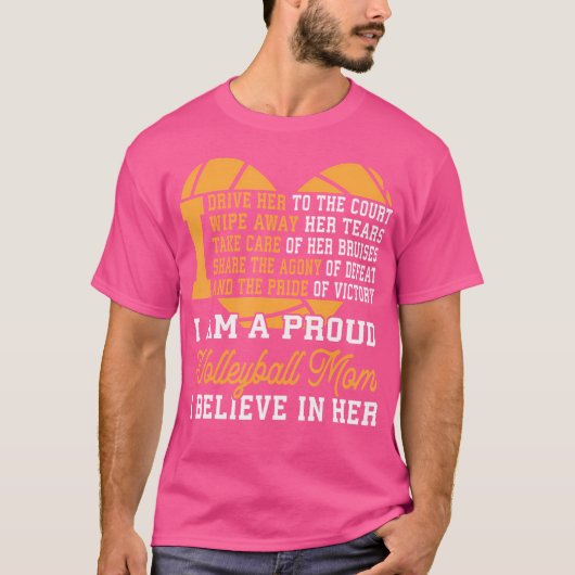 Volleyball mama t-shirt (Voorkant)