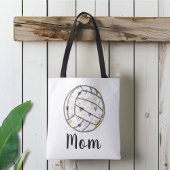 Volleyball mama tote bag