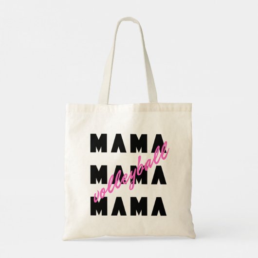 Volleyball Mama Tote Bag (Achterkant)