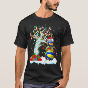 Volleyball - mas - boom - verlichting Snowman Voll T-shirt