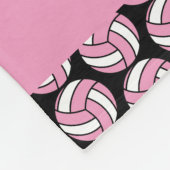 Volleyball met DIY-nummer - Roze Fleece Deken (Hoek)