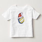 Volleyball met kerstPet Kinder Shirts (Voorkant)