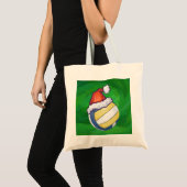 Volleyball met kerstPet Tote Bag (Voorkant (product))