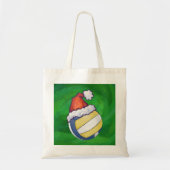 Volleyball met kerstPet Tote Bag (Voorkant)