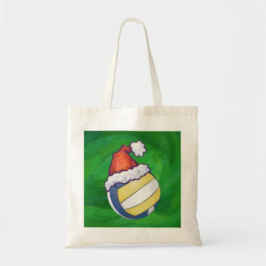 Volleyball met kerstPet Tote Bag (Voorkant)