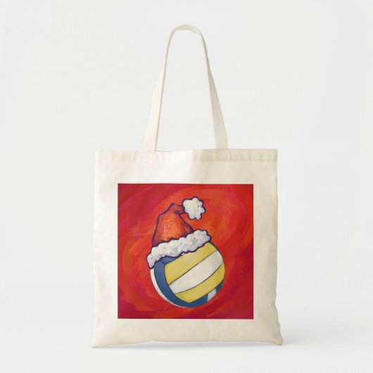 Volleyball met kerstPet Tote Bag (Voorkant)