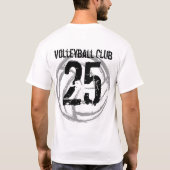 Volleyball-microfiber -  t-shirt (Achterkant)