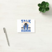 Volleyball Middle Blocker Talk to Hands Post-it® Notes (Kantoor)