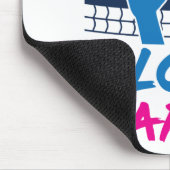 Volleyball Middle Blocker Welkom bij Block Party Muismat (Hoek)