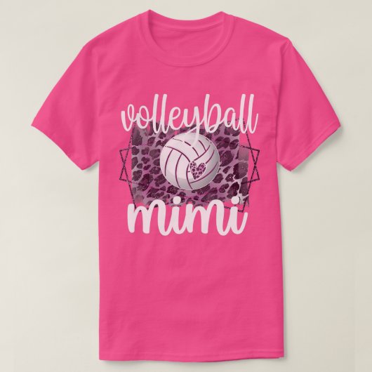 Volleyball Mimi Grandma of Volleyball Player Mimi T-shirt (Design voorkant)