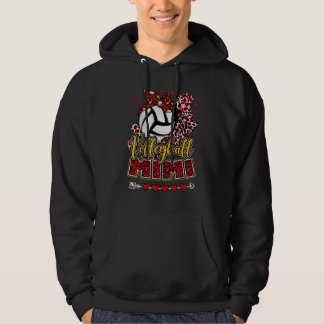 Volleyball Mimi Sport Leopard Mother Grandma Famil Hoodie