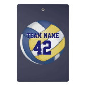 Volleyball Mini Klembord (Achterkant)