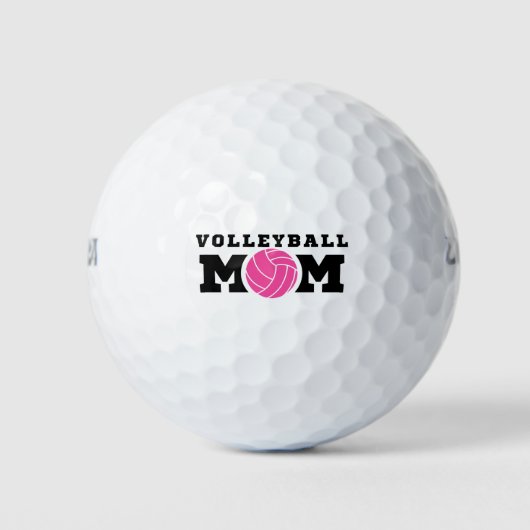 VOLLEYBALL MOM GOLFBALLEN (Voorkant)