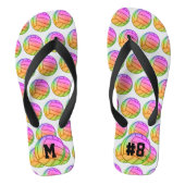 Volleyball Monogram Teenslippers (Voetbed)