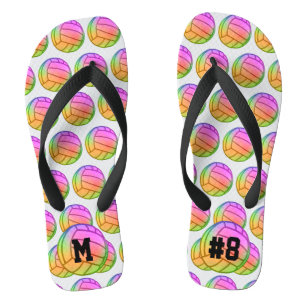 Volleyball Monogram Teenslippers