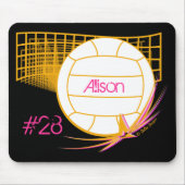 Volleyball Mousepad Muismat (Voorkant)