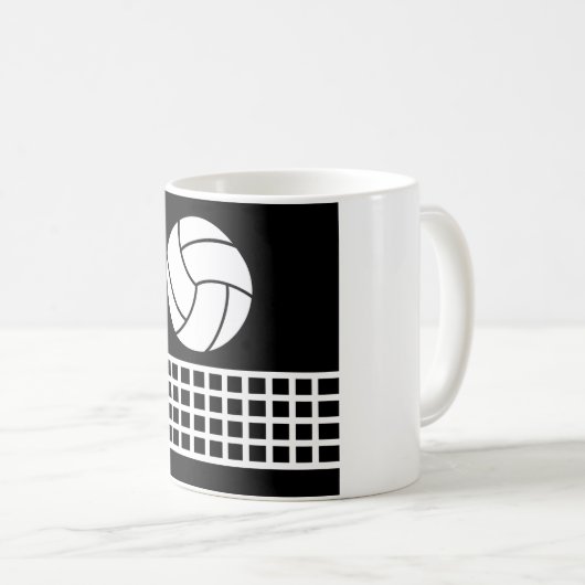 Volleyball Mug Koffiemok (Voorkant rechts)