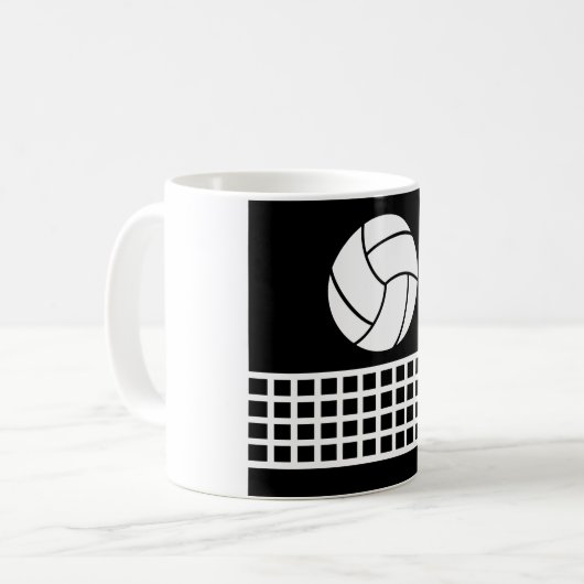Volleyball Mug Koffiemok (Voorkant links)