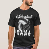 Volleyball Nana voor vrouwelijke gezinsleden T-shirt (Voorkant)