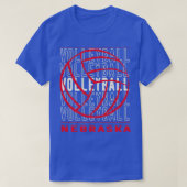 Volleyball Nebraska T-shirt (Design voorkant)