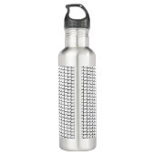 Volleyball Net Custom Player Name Number Ball Waterfles (Achterkant)