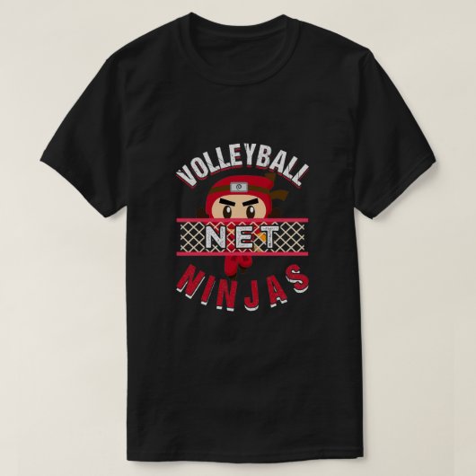 Volleyball Net Ninjas T-shirt (Design voorkant)