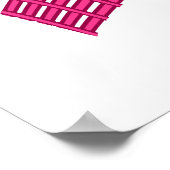 Volleyball & net poster (Hoek)