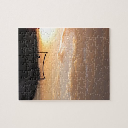 Volleyball Net Sunset Beach Legpuzzel (Horizontaal)