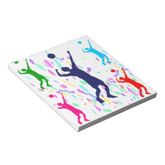 VOLLEYBALL NOTITIEBLOK (Schuin)