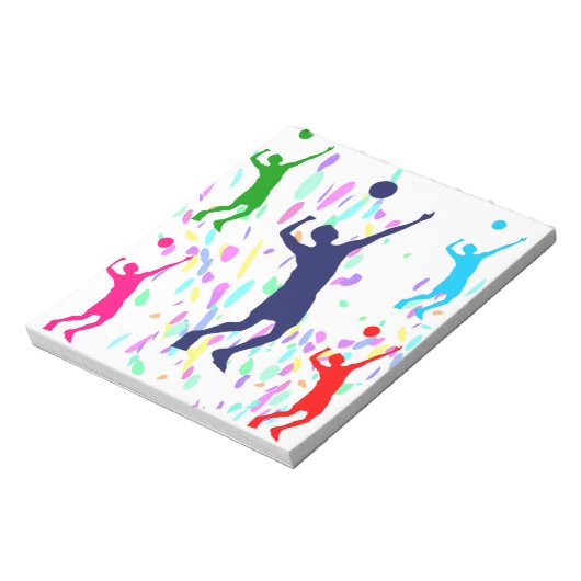 VOLLEYBALL NOTITIEBLOK (Linkerzijde)