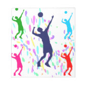 VOLLEYBALL NOTITIEBLOK (Voorkant)