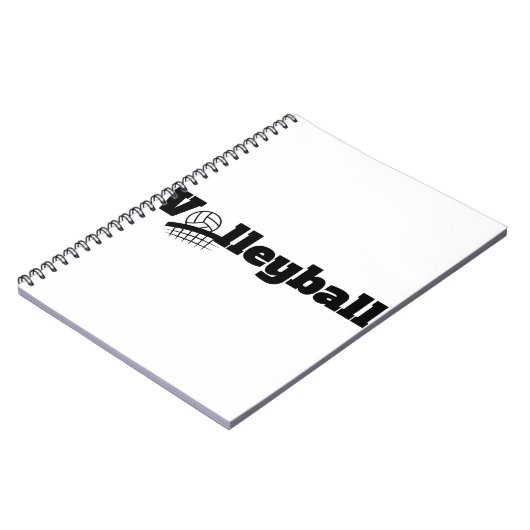 Volleyball Notitieboek (Linkerzijde)