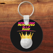 Volleyball Notorous Dig Fun Quote Sarcastic Sleutelhanger (Voorkant)